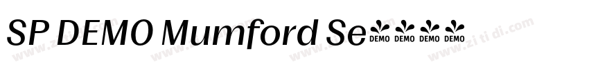 SP DEMO Mumford Se字体转换 SP DEMO Mumford Se字体转换